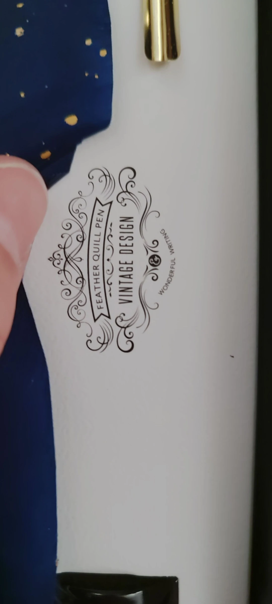 Caja de pluma y tinta de caligrafía vintage nueva en diseño – photo 2